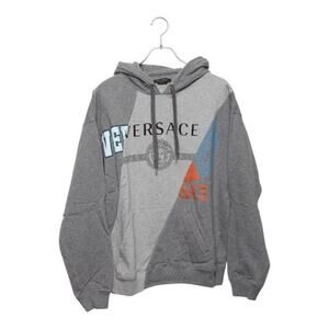Versace Medusa Logo Cotton Hoodie Multicolor